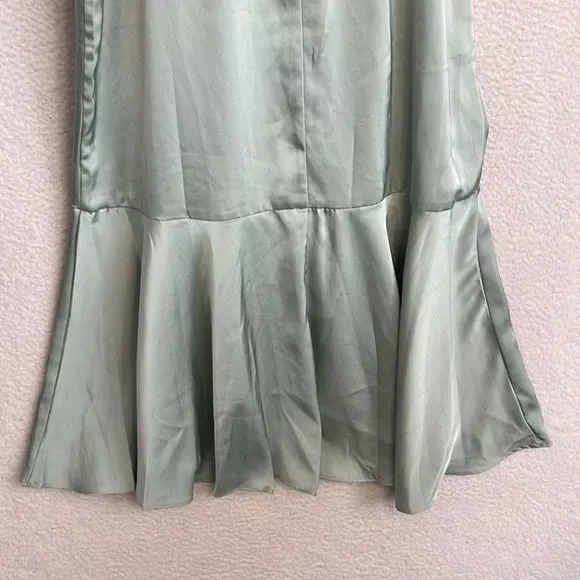 Lulu's Sage Green Maxi Dress - Picture 9 of 11